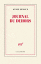 Couverture Journal du dehors (Annie Ernaux)