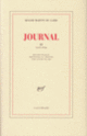 Couverture Journal (Roger Martin du Gard)