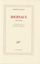 Couverture Journaux (Raymond Queneau)