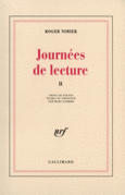 Couverture Journées de lecture ()