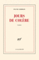 Couverture Jours de colère (Sylvie Germain)