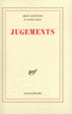 Couverture Jugements (Jean Guitton)