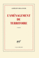 Couverture L'aménagement du territoire (Aurélien Bellanger)