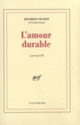 Couverture L'amour durable (Jacques de Bourbon Busset)