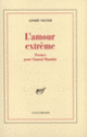 Couverture L'Amour extrême (André Velter)
