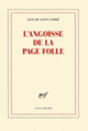 Couverture L'angoisse de la page folle (Alix de Saint-André)