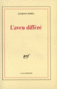 Couverture L'Aveu différé (Jacques Borel)