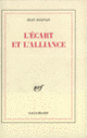 Couverture L'écart et l'alliance (Jean Sulivan)
