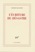 Couverture L'Écriture du désastre ()