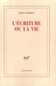 Couverture L'Écriture ou la vie (Jorge Semprún)