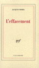 Couverture L'Effacement (Jacques Borel)