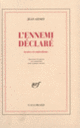 Couverture L'Ennemi déclaré (Jean Genet)