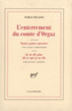 Couverture L'Enterrement du comte d'Orgaz (Rafael Alberti,Alejo Carpentier,Pablo Picasso)
