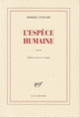 Couverture L'Espèce humaine (Robert Antelme)