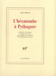 Couverture L'hécatombe à Pythagore ()