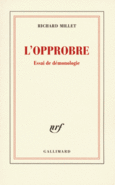 Couverture L'opprobre ()