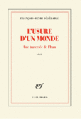 Couverture L'usure d'un monde ()