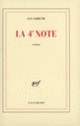 Couverture La 4<sup>e</sup> note (Luc Leruth)
