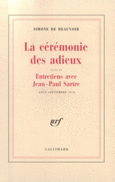 Couverture La Cérémonie des adieux / Entretiens avec Jean-Paul Sartre (,Jean-Paul Sartre)