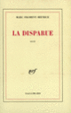 Couverture La Disparue (Marc Froment-Meurice)