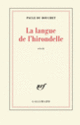 Couverture La langue de l'hirondelle (Paule Du Bouchet)
