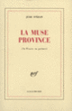 Couverture La Muse Province (Jude Stéfan)