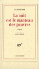 Couverture La nuit est le manteau des pauvres (Claude Roy)