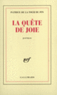 Couverture La Quête de joie (Patrice de La Tour du Pin)