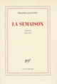 Couverture La Semaison (Philippe Jaccottet)