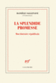 Couverture La splendide promesse (Danièle Sallenave)