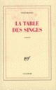 Couverture La Table des singes (Yves Ravey)