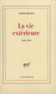 Couverture La vie extérieure (Annie Ernaux)