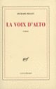 Couverture La Voix d'alto (Richard Millet)