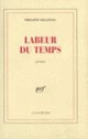 Couverture Labeur du temps (Philippe Delaveau)