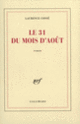 Couverture Le 31 du mois d'août (Laurence Cossé)