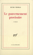 Couverture Le gouvernement provisoire ()
