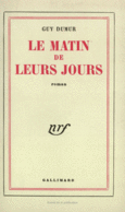 Couverture Le matin de leurs jours ()