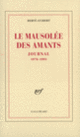 Couverture Le Mausolée des amants (Hervé Guibert)