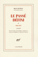 Couverture Le Passé défini (Jean Cocteau)