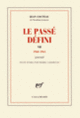 Couverture Le Passé défini (Jean Cocteau)