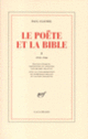 Couverture Le Poëte et la Bible (Paul Claudel)