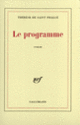 Couverture Le programme (Thérèse de Saint Phalle)