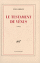 Couverture Le testament de Vénus (Enzo Cormann)