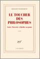 Couverture Le toucher des philosophes (François Noudelmann)