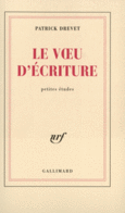 Couverture Le Vœu d'écriture ()