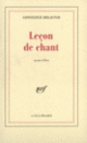 Couverture Leçon de chant (Constance Delaunay)