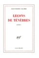 Couverture Leçons de ténèbres (Jean-Pierre Colombi)