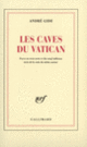 Couverture Les Caves du Vatican (André Gide)