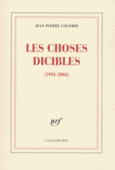 Couverture Les choses dicibles ()
