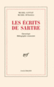 Couverture Les Écrits de Sartre (Michel Contat,Michel Rybalka,Jean-Paul Sartre)